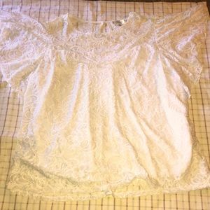 Shannon Ford NY laced top